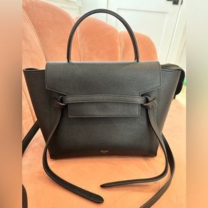 Celine MINI BELT BAG IN GRAINED CALFSKIN
BLACK - 100% Authentic